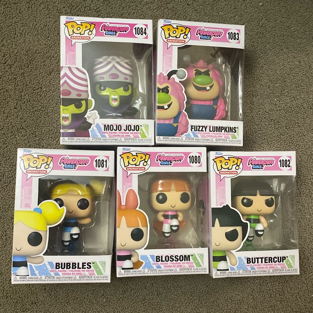 Powerpuff Girls Funko Set - Complete set